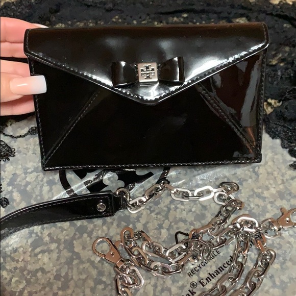 ❗️SOLD Tory Burch Bow Envelope Crossbody - Picture 3 of 8